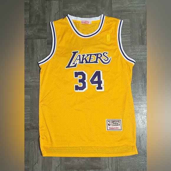 Mitchell & Ness Other - Shaquille O'Neal, Lakers, #34, Mitchell and Ness, Stitched, Jersey, Size (L)